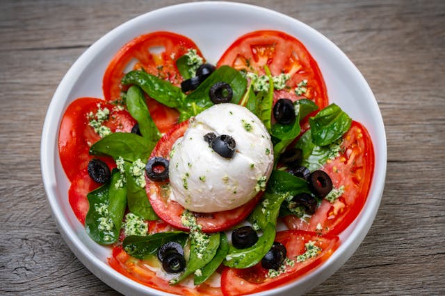 Burrata e parma antipasto